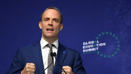 Dominic Raab, ministro de Relaciones Exteriores de Reino Unido. Dominic Raab, ministro de Relaciones Exteriores de Reino Unido.