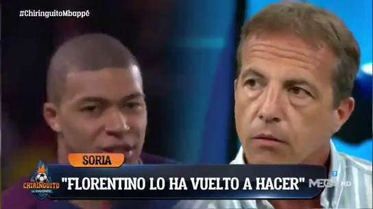 Cristóbal Soria, hundido por el caso Mbappé: "Florentino Pérez lo ha vuelto a hacer" Cristóbal Soria, hundido por el caso Mbappé: "Florentino Pérez lo ha vuelto a hacer"
