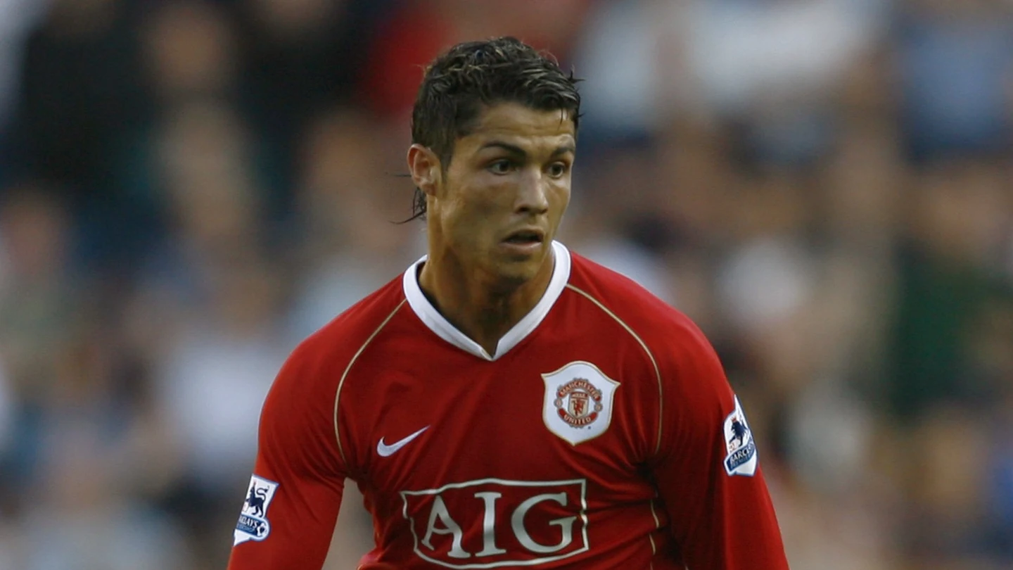 Cristiano Ronaldo, en su etapa en el Manchester United Cristiano Ronaldo, en su etapa en el Manchester United
