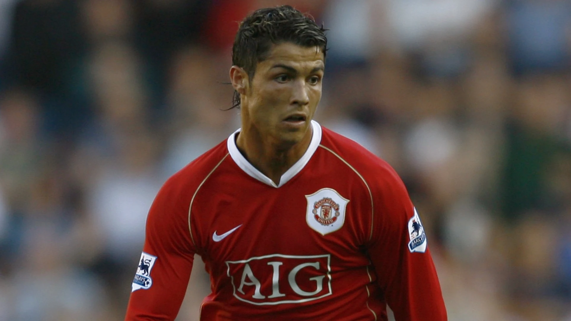 Cristiano Ronaldo, en su etapa en el Manchester United