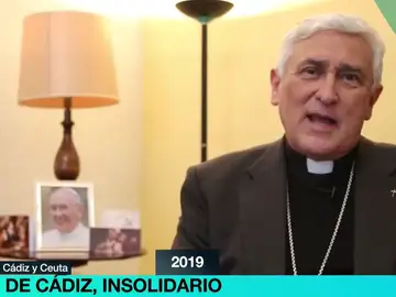 El obispo de Cádiz y Ceuta, en un vídeo