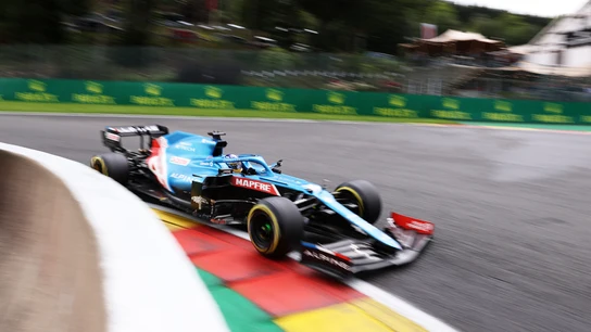 Fernando Alonso, en Spa Fernando Alonso, en Spa
