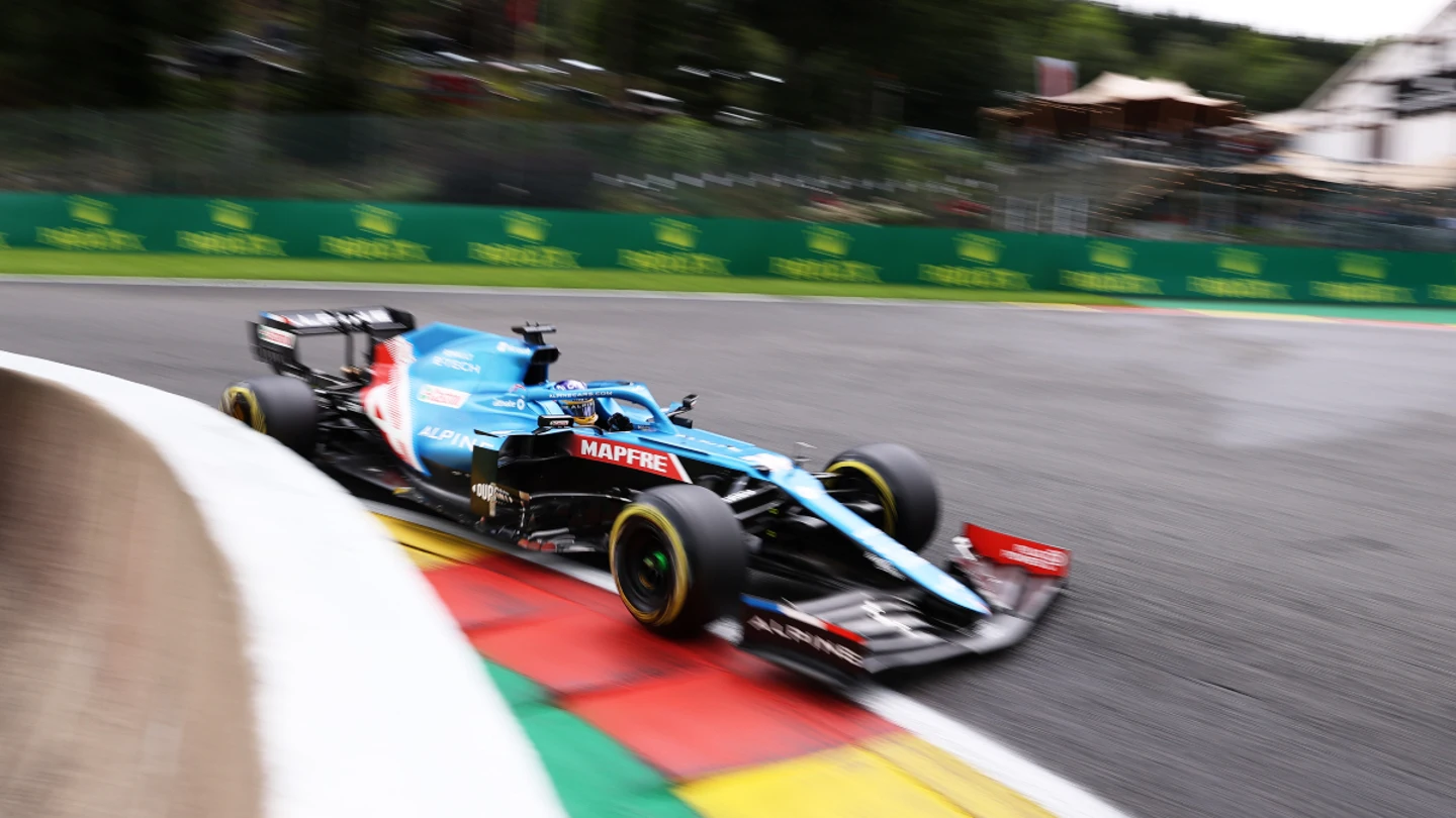 Fernando Alonso, en Spa Fernando Alonso, en Spa