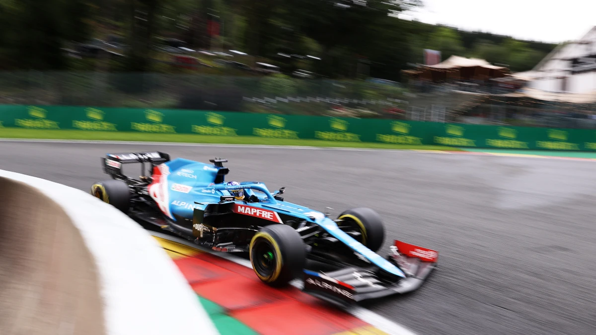 Fernando Alonso, en Spa