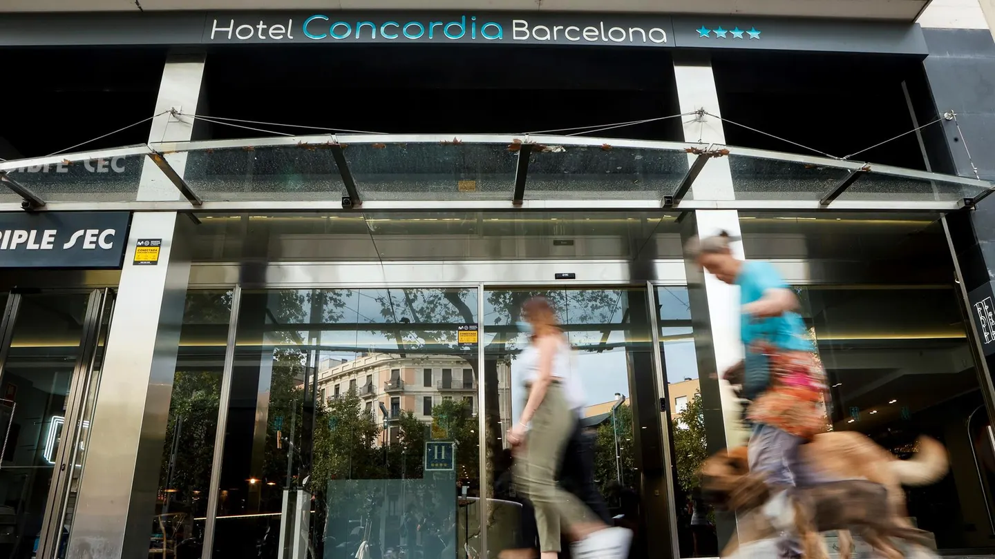 El hotel donde fue hallado el niño presuntamente asesinado por su padre en Barcelona El hotel donde fue hallado el niño presuntamente asesinado por su padre en Barcelona