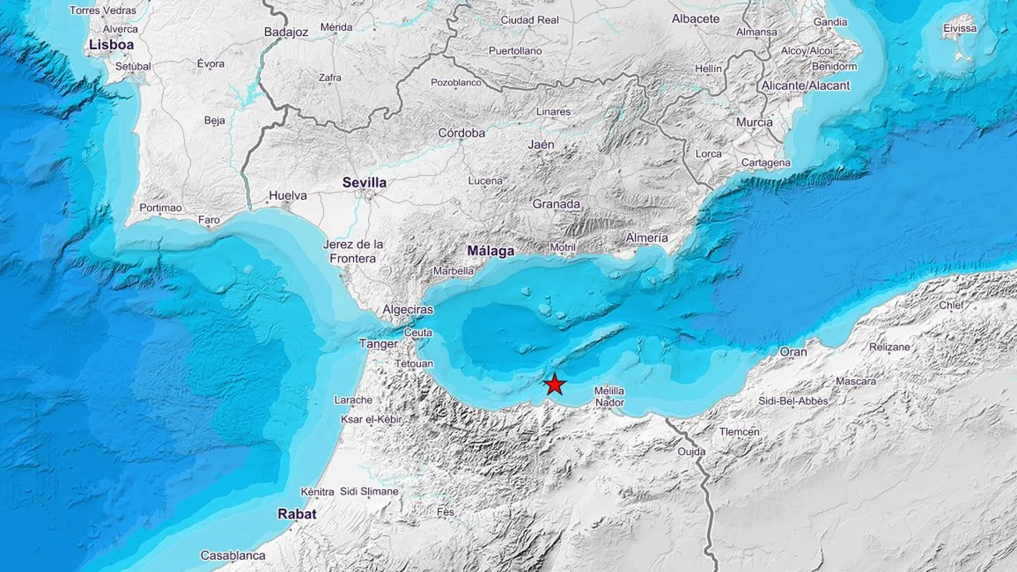 Terremoto de 4,9 grados en el mar de Alborán Terremoto de 4,9 grados en el mar de Alborán