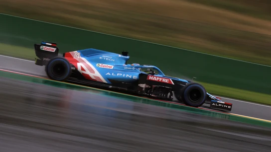 Fernando Alonso, en Bélgica Fernando Alonso, en Bélgica