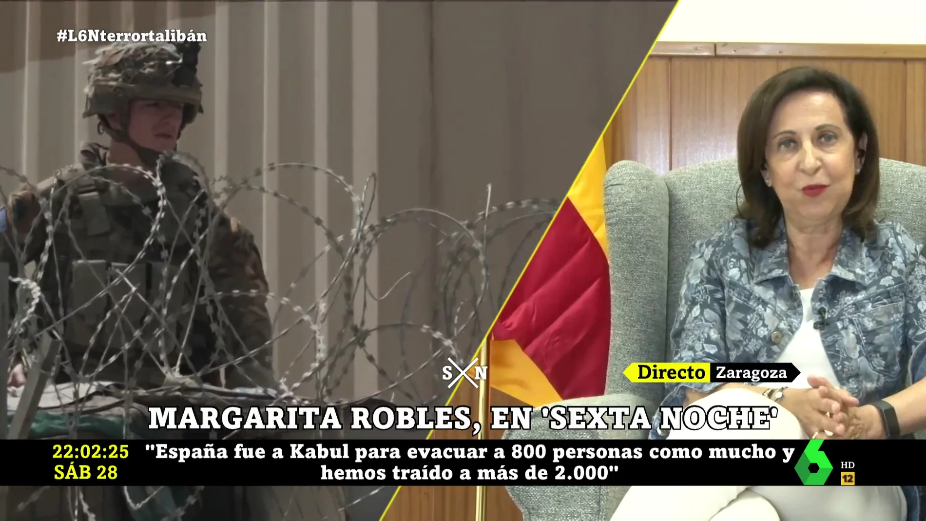 Margarita Robles, emocionada: "102 militares españoles murieron en Afganistán y su sacrificio no puede ser en vano"