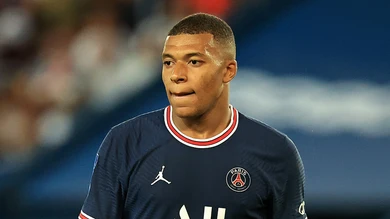 Kylian Mbappé, con el PSG Kylian Mbappé, con el PSG