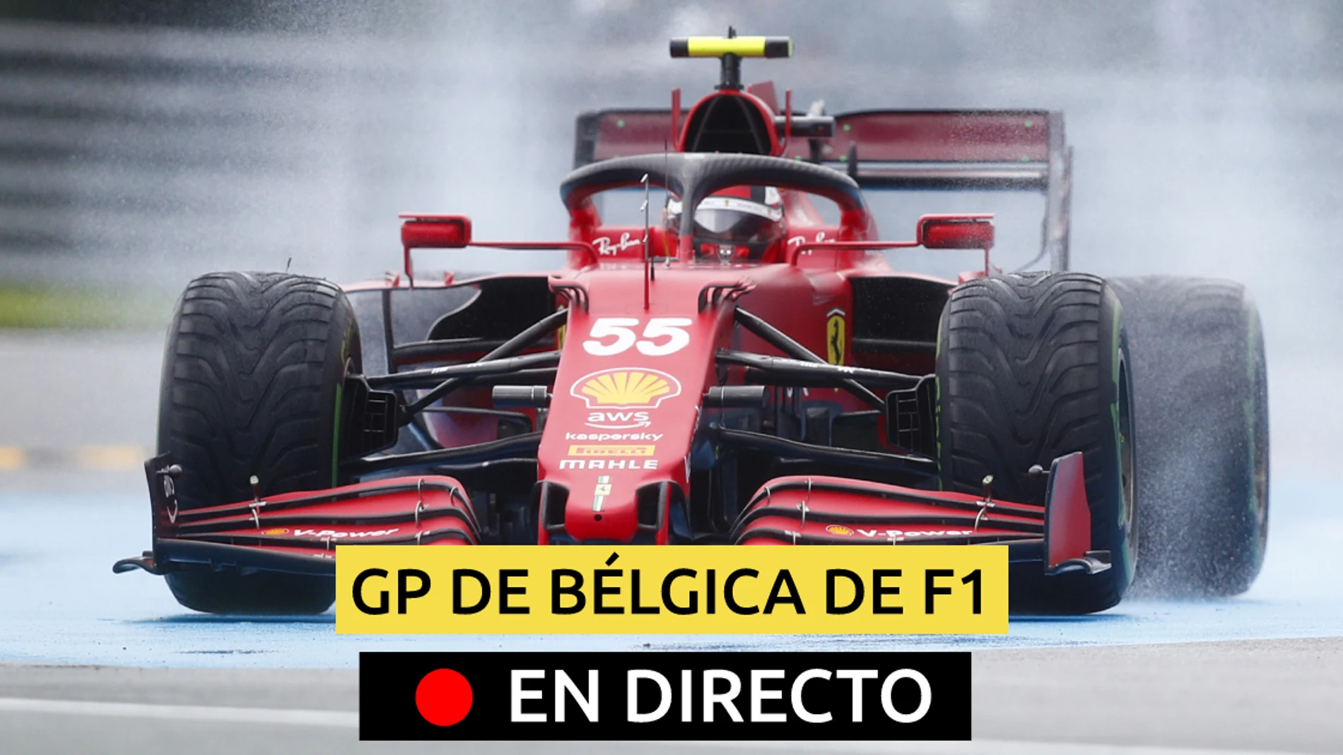 Carlos Sainz, en el GP de Bélgica