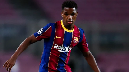 Ansu Fati, con el Barça Ansu Fati, con el Barça