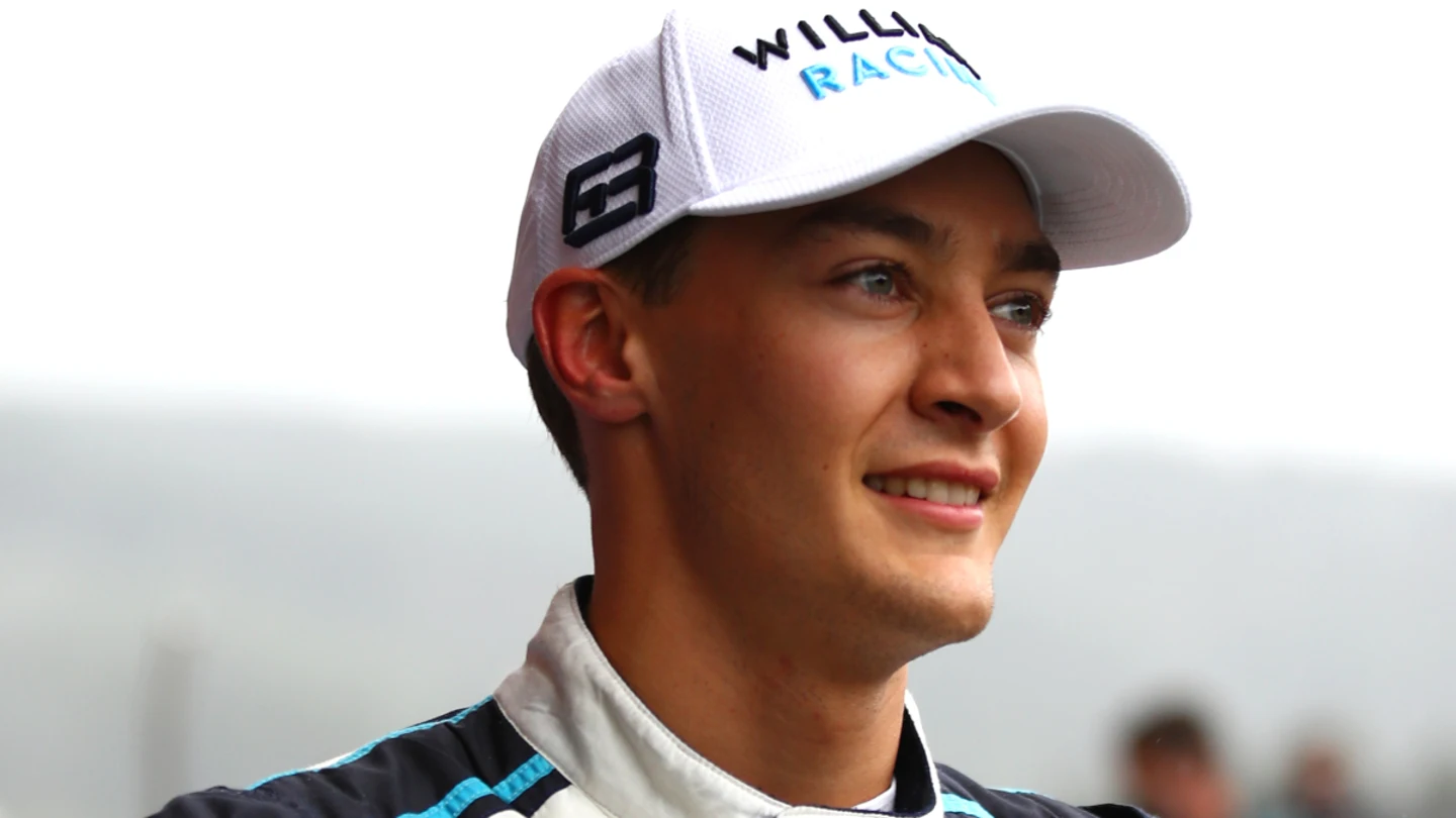 George Russell, con el Williams George Russell, con el Williams
