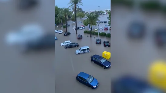 Imágenes del puerto de Sagunto tras las lluvias Sagunto