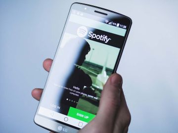 Teléfono con Spotify