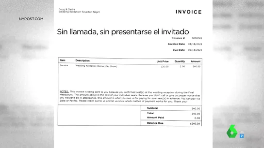 Factura Boda Factura Boda