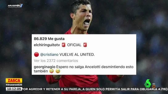 El mensaje de Georgina Rodríguez a Ancelotti tras el fichaje de Cristiano por el Manchester United El mensaje de Georgina Rodríguez a Ancelotti tras el fichaje de Cristiano por el Manchester United