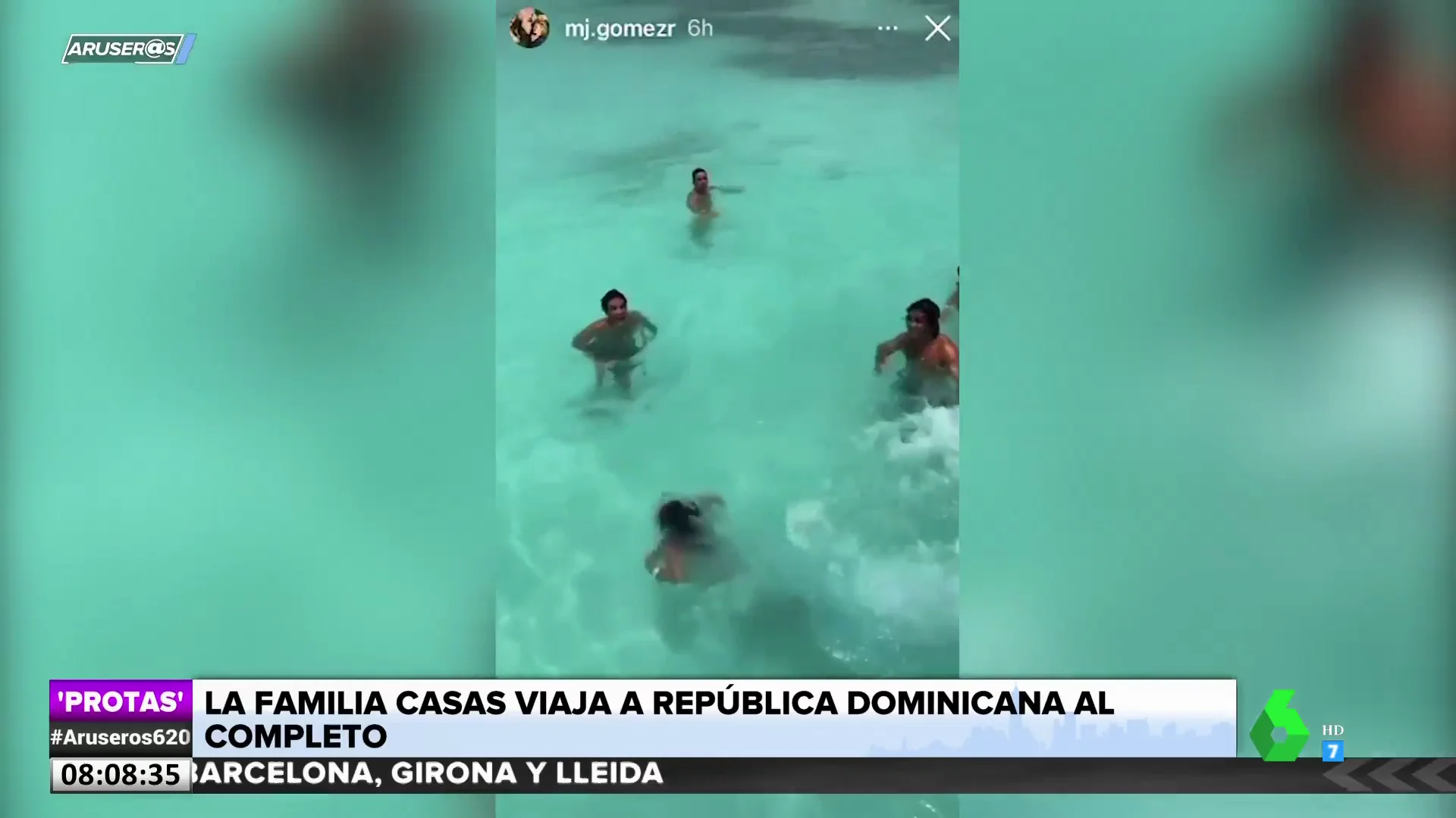 Las imágenes de las vacaciones de Mario Casas en República Dominicana