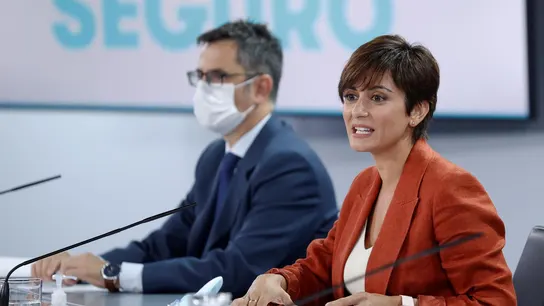 La portavoz del Gobierno y ministra de Política Territorial, Isabel Rodríguez y el ministro de la Presidencia, Félix Bolaños. La portavoz del Gobierno y ministra de Política Territorial, Isabel Rodríguez y el ministro de la Presidencia, Félix Bolaños.