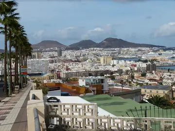 Foto panorámica de Las Palmas de Gran Canaria Foto panorámica de Las Palmas de Gran Canaria