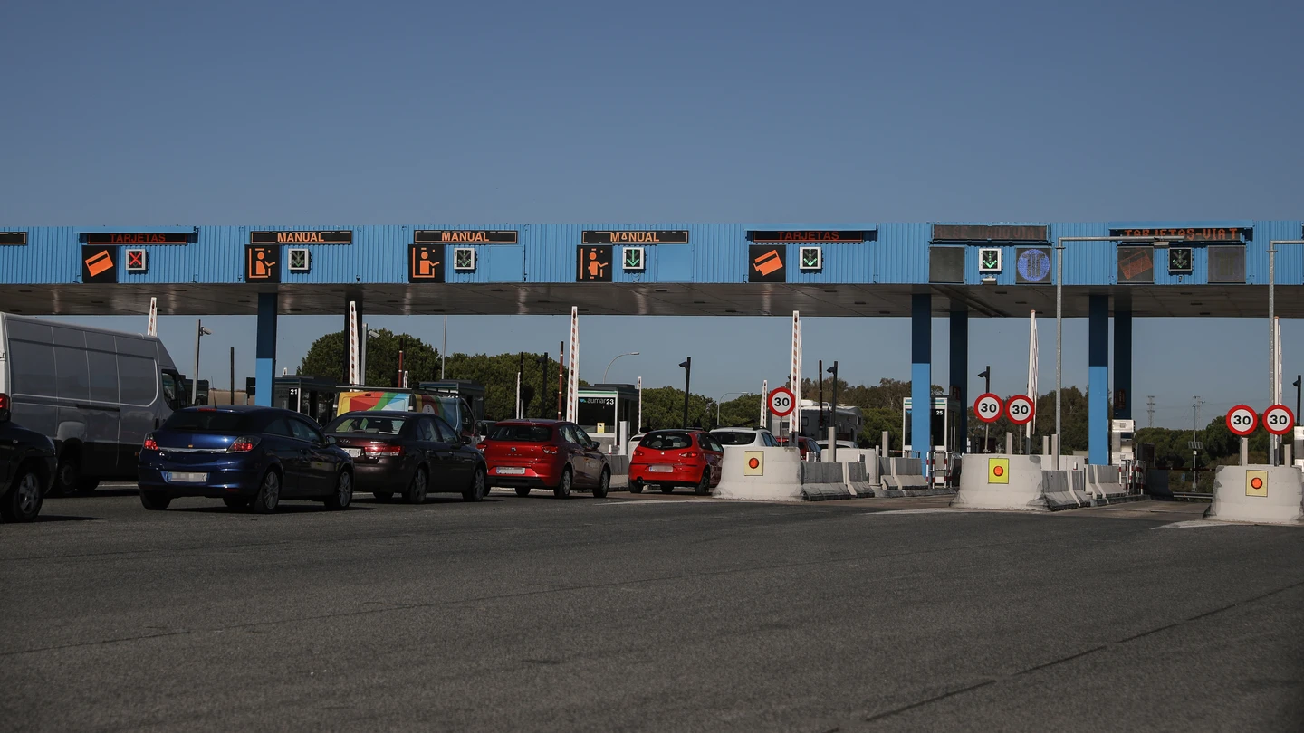 Imagen de archivo de una autopista de peaje Peaje