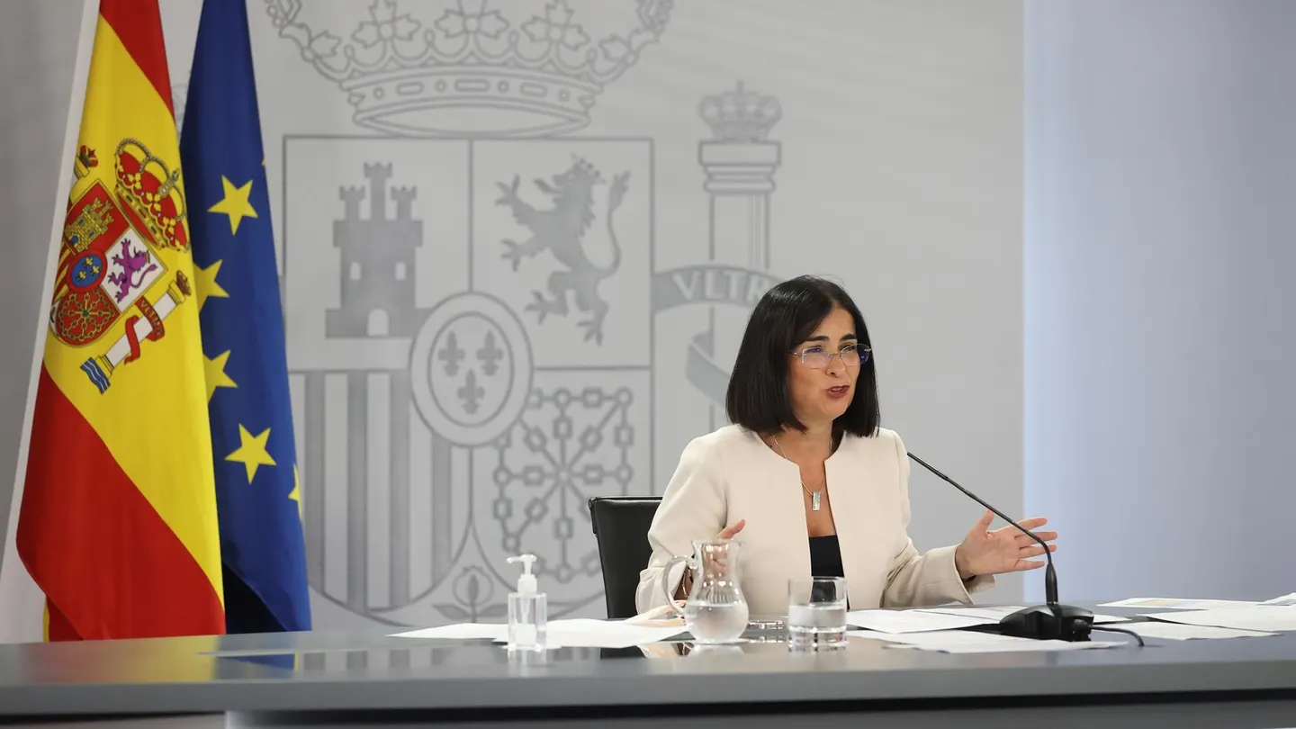 La ministra de Sanidad, Carolina Darias, comparece tras el Consejo Interterritorial La ministra de Sanidad, Carolina Darias, comparece tras el Consejo Interterritorial