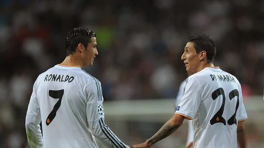 Cristiano Ronaldo y Ángel di María Cristiano Ronaldo y Ángel di María