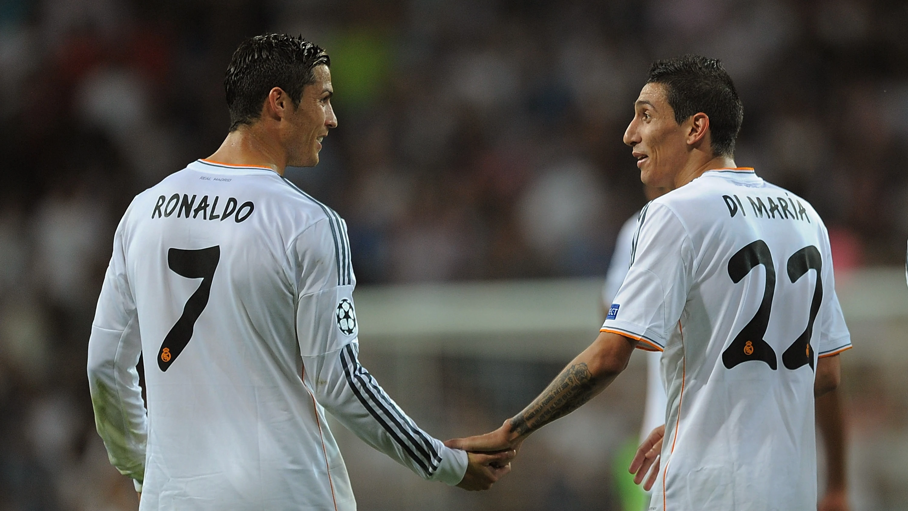 Cristiano Ronaldo y Ángel di María