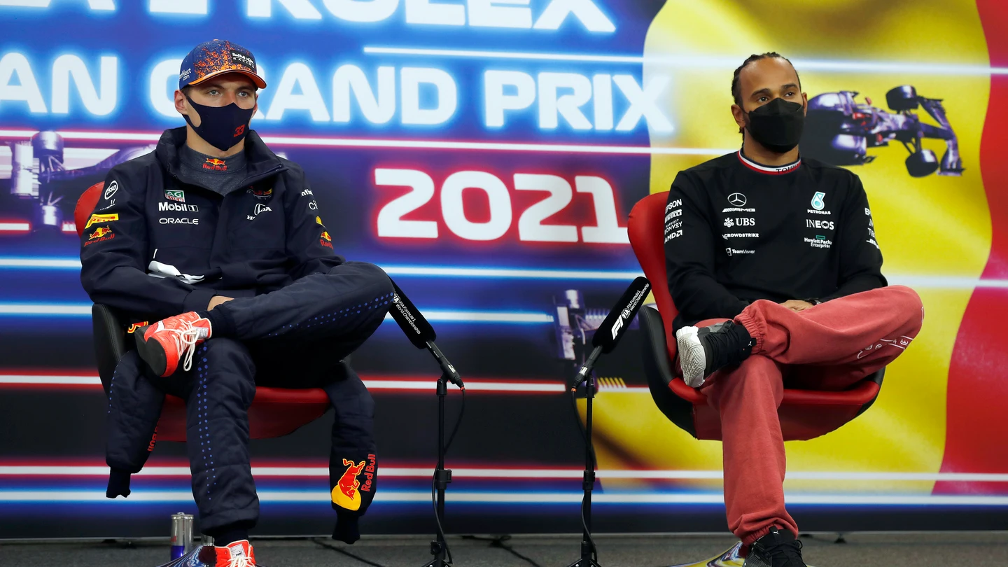 Max Verstappen y Lewis Hamilton Max Verstappen y Lewis Hamilton