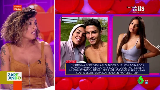 Lorena Castell y Cristina Pedroche, indignadas con una modelo que aconseja a Georgina vigilar a Cristiano Ronaldo Lorena Castell y Cristina Pedroche, indignadas con una modelo que aconseja a Georgina vigilar a Cristiano Ronaldo