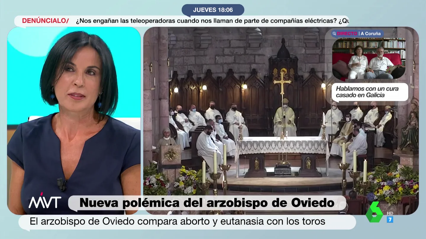 Beatriz de Vicente desmonta las palabras del arzobispo de Oviedo Beatriz de Vicente desmonta las palabras del arzobispo de Oviedo