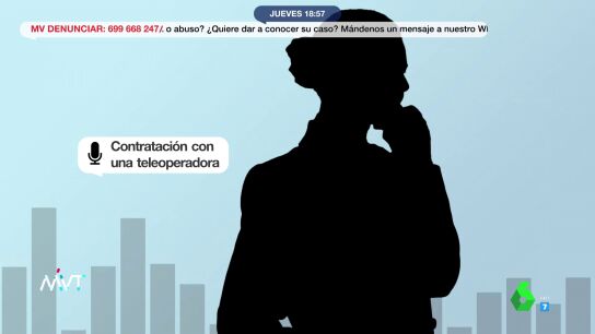 La vertiginosa velocidad a la que una teleoperadora ley&oacute; el contrato a un cliente estafado
