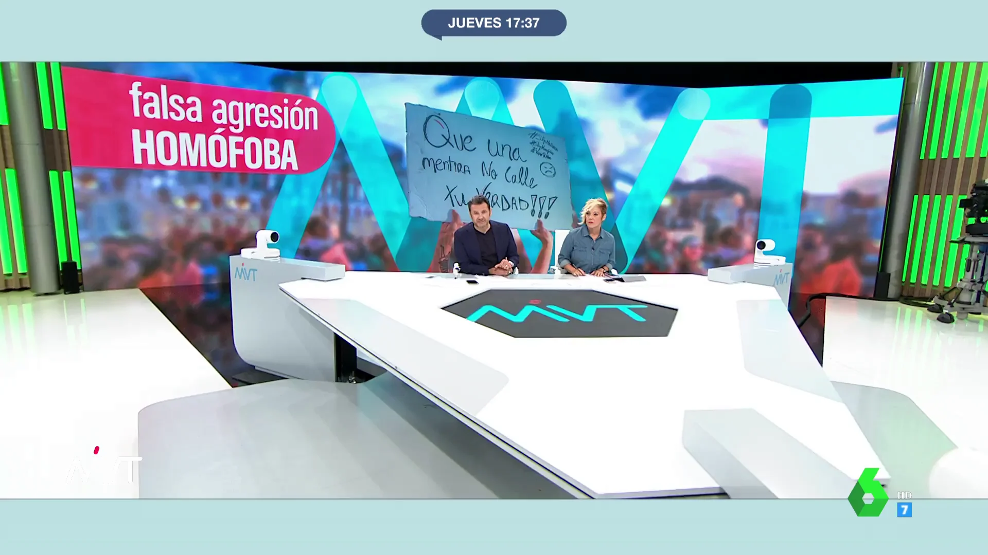  Cristina Pardo, sobre la falsa agresión homófoba de Malasaña: "No invalida que están aumentando las agresiones y hay que alarmarse"