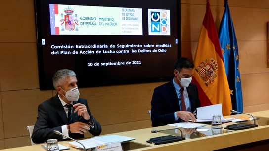 Fernando Grande-Marlaska y Pedro Sánchez EFE