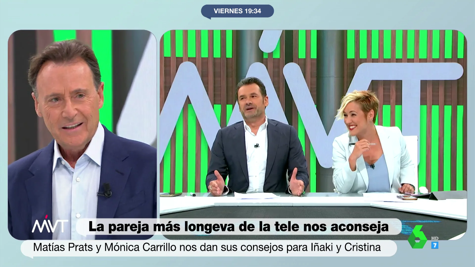 La anécdota de Cristina Pardo en su primer encuentro con Matías Prats: "Cuando era pequeña le pedí trabajo" La anécdota de Cristina Pardo en su primer encuentro con Matías Prats: "Cuando era pequeña le pedí trabajo"