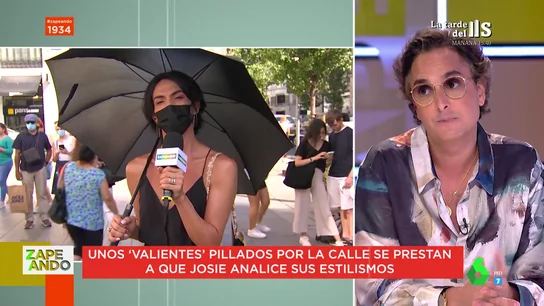 La indignación de una paseante al recibir la crítica de Josie por su look: "Me gustaría veros a vosotros" La indignación de una paseante al recibir la crítica de Josie por su look: "Me gustaría veros a vosotros"