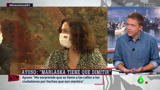 Errejón responde a Ayuso tras pedir a los homosexuales que "no se dejen colectivizar": "La desigualdad existe, no todos tenemos la misma libertad" Errejón responde a Ayuso tras pedir a los homosexuales que "no se dejen colectivizar": "La desigualdad existe, no todos tenemos la misma libertad"