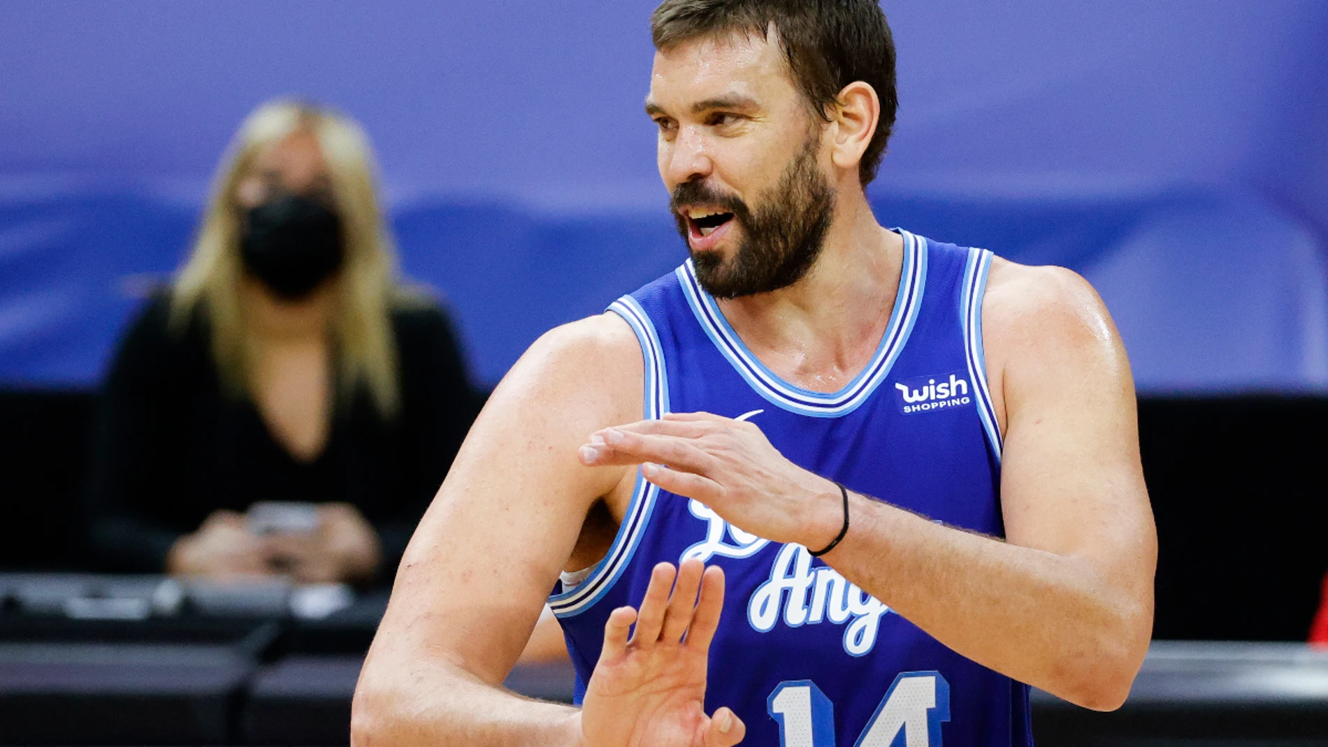 Gasol, con los Lakers