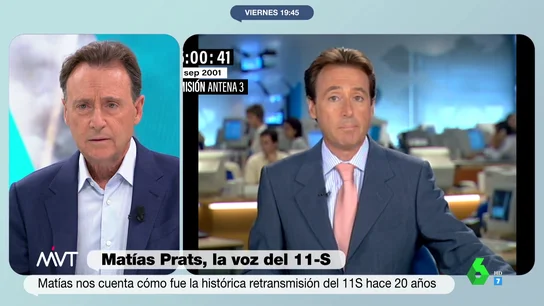 Así recuerda Matías Prats cómo vivió en directo el atentado de las Torres Gemelas: "Pensábamos en un accidente" Así recuerda Matías Prats cómo vivió en directo el atentado de las Torres Gemelas: "Pensábamos en un accidente"