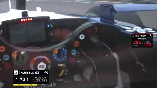 George Russell, en el Williams George Russell, en el Williams