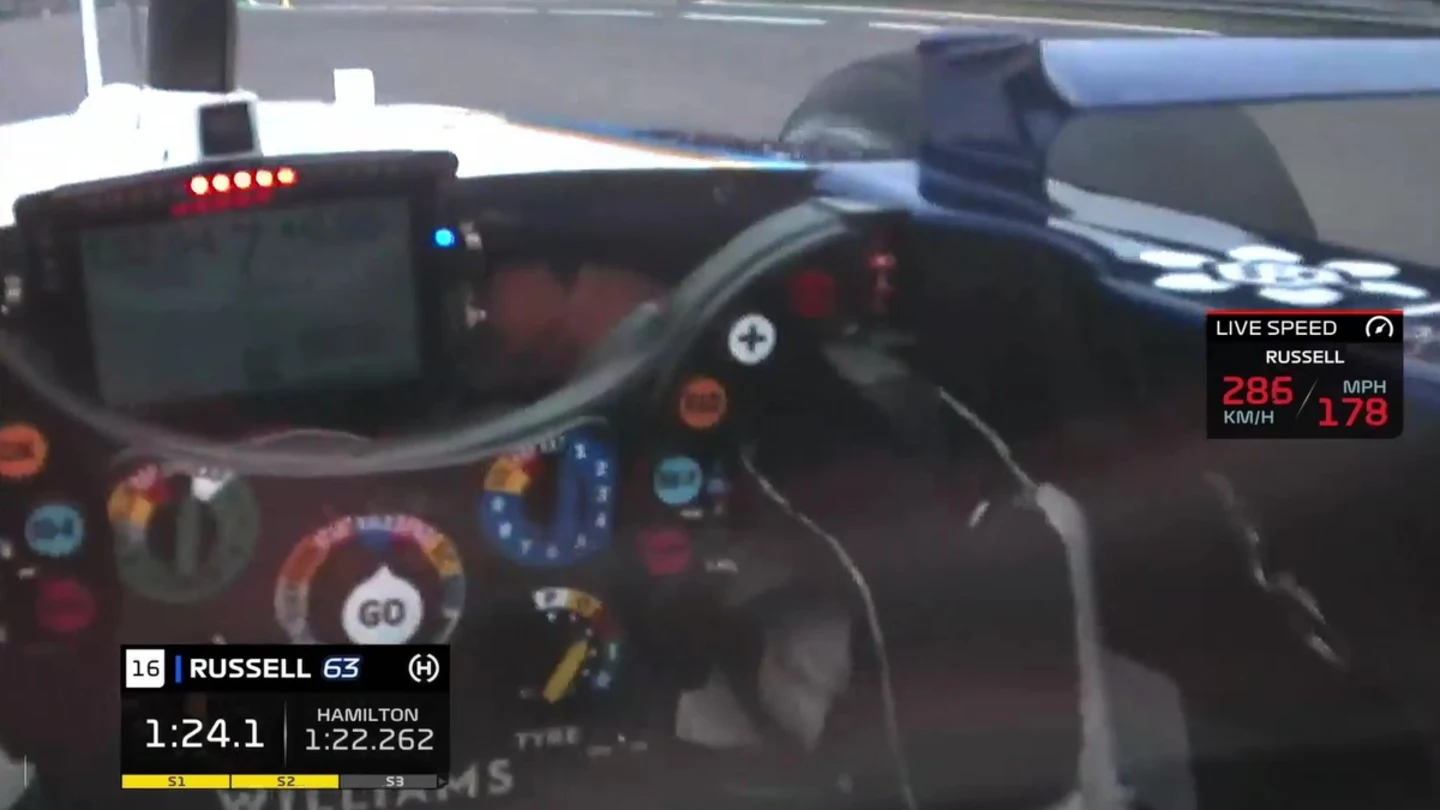 George Russell, en el Williams George Russell, en el Williams
