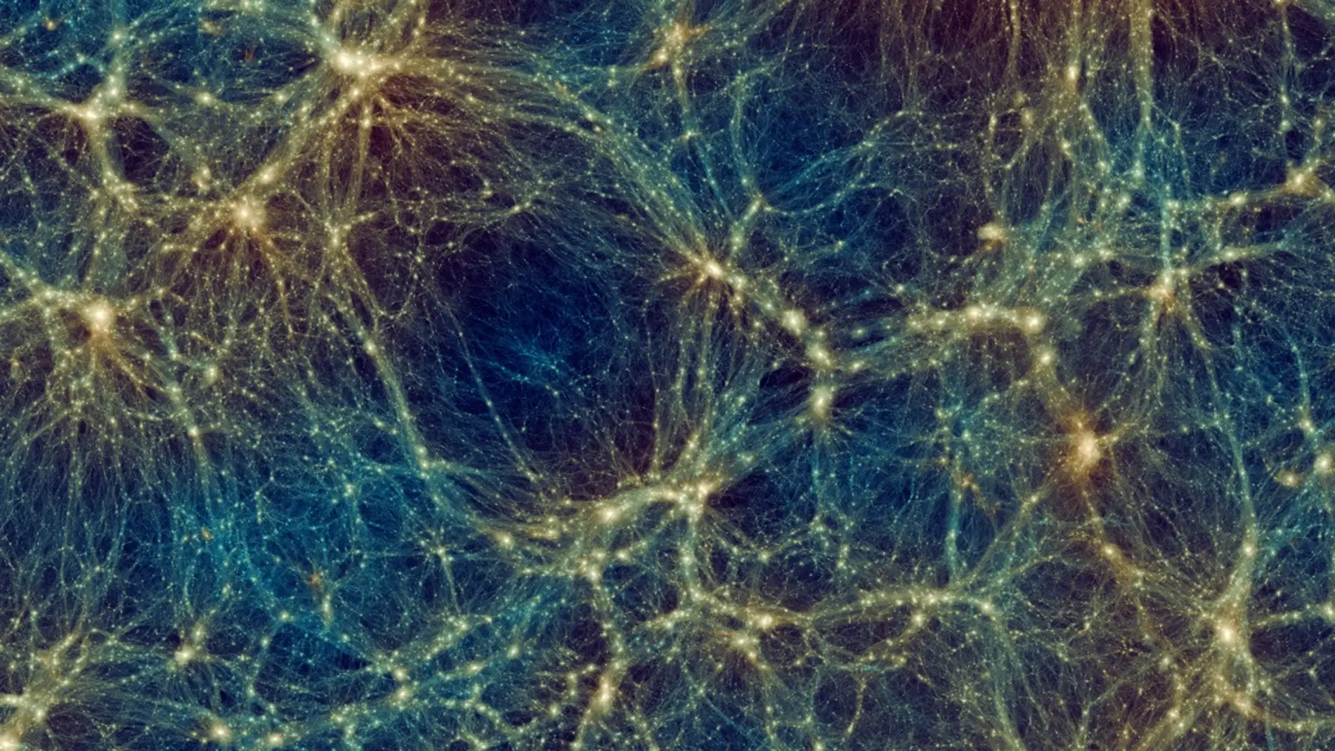 Simulación de la estructura a gran escala del universo