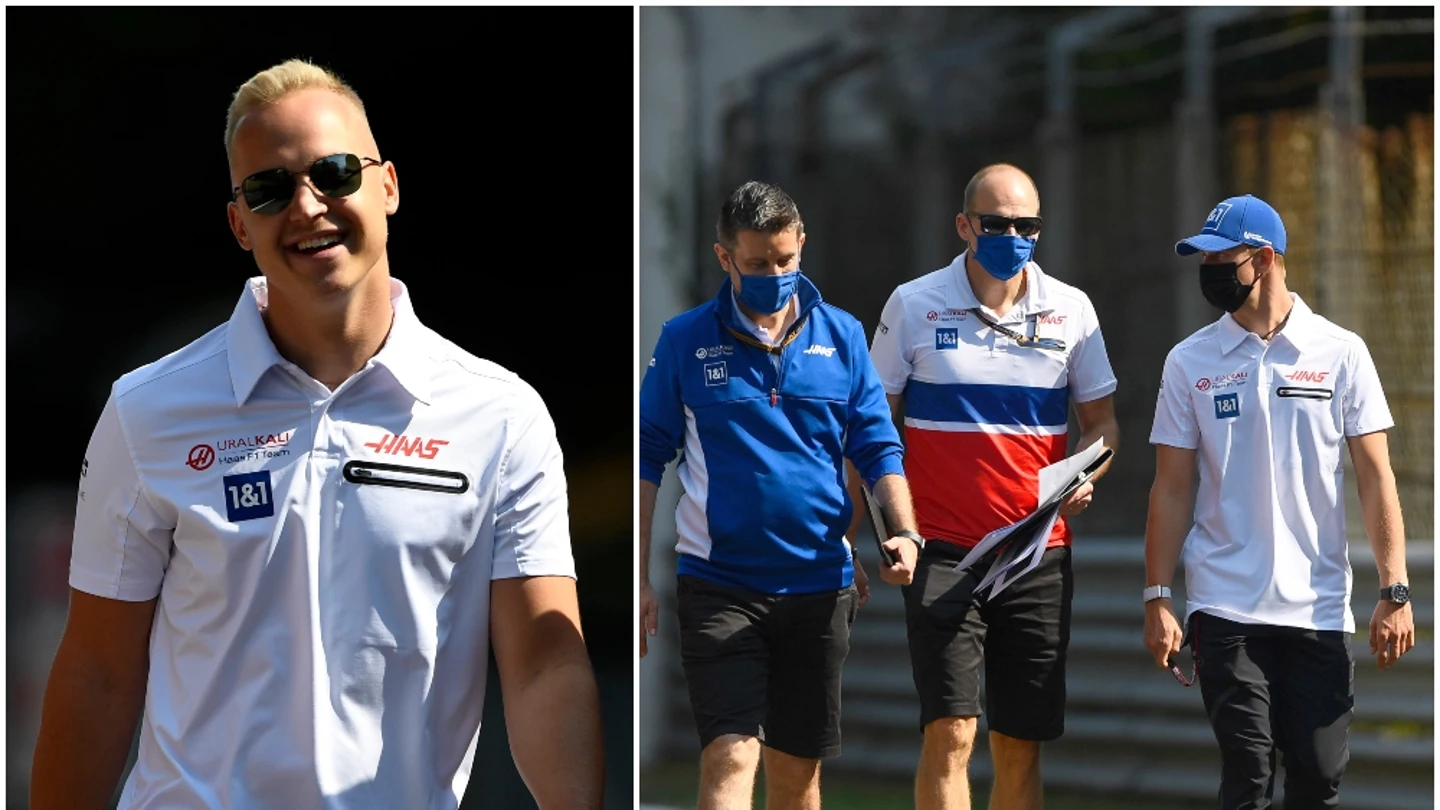 Nikita Mazepin y Mick Schumacher Nikita Mazepin y Mick Schumacher