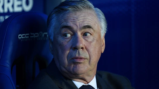 Ancelotti, en el banquillo del Real Madrid Ancelotti, en el banquillo del Real Madrid