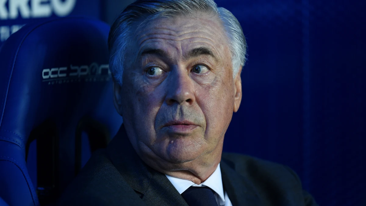 Ancelotti, en el banquillo del Real Madrid