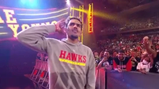Trae Young, en la WWE Trae Young, en la WWE
