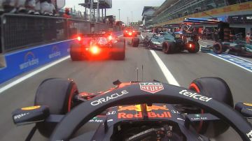 Caos en el 'pit lane' del GP de Italia