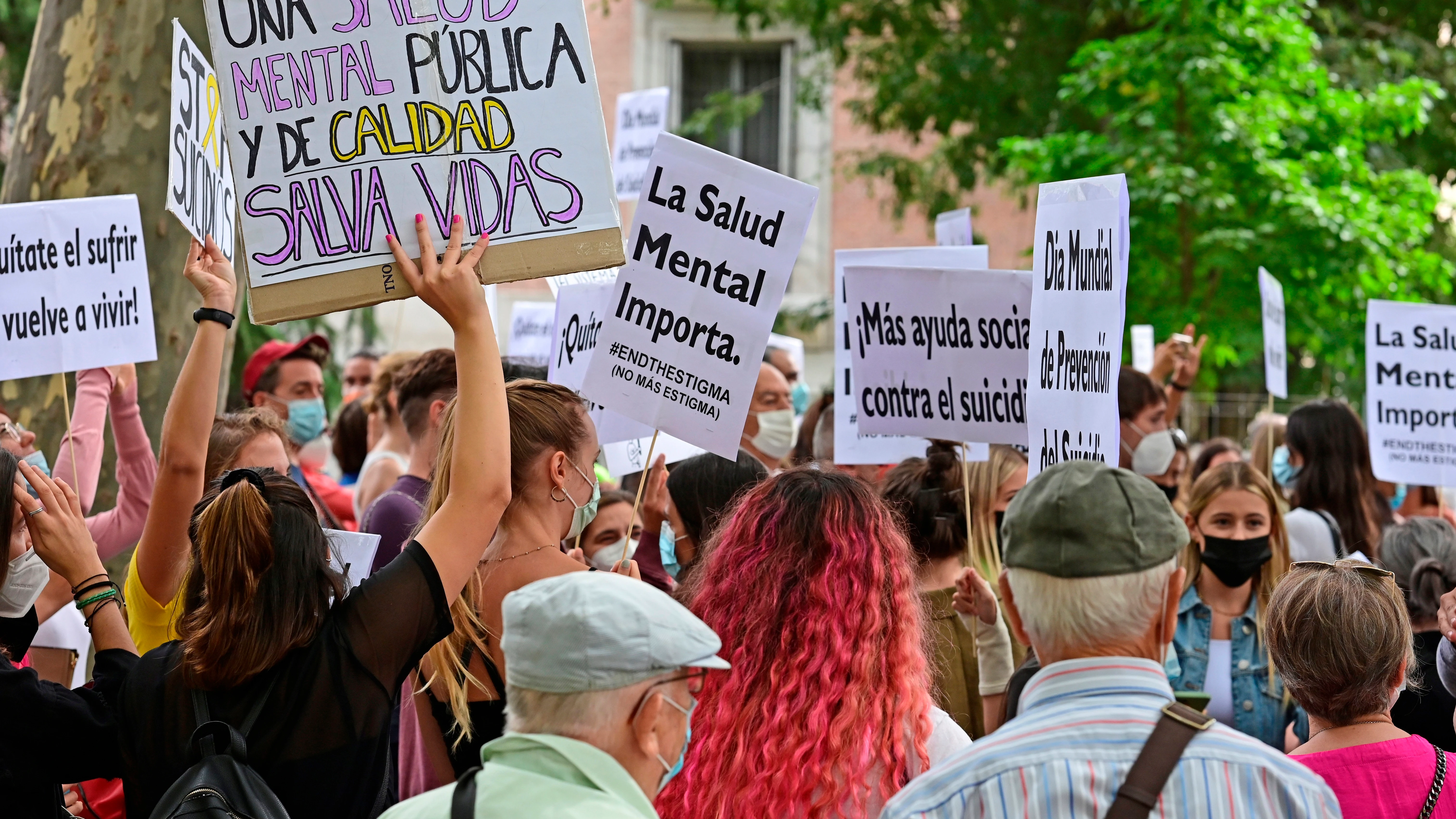 La 'Plataforma Stop Suicidios' convoca este sábado frente al Ministerio de Sanidad una manifestación para exigir un Plan Nacional de Prevención del Suicidio