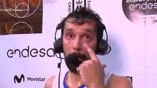 Las lágrimas de Sergio Llull Las lágrimas de Sergio Llull
