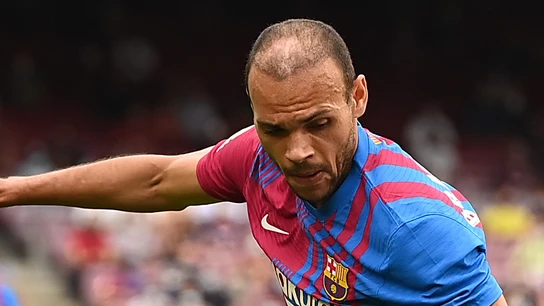 Braithwaite, con el Barça Braithwaite, con el Barça