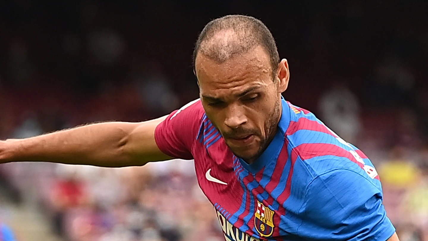 Braithwaite, con el Barça Braithwaite, con el Barça